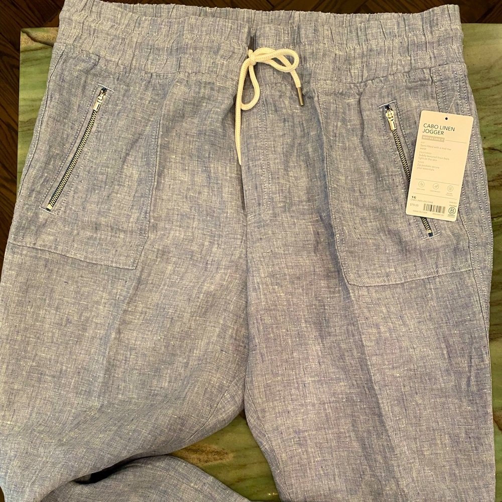 Athleta Linen Cabo Jogger, size 16